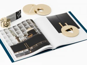 set fermacarte e portacarte gallotti radice Modello 3D