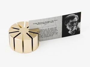 conjunto de peso de papel e porta-cart&otilde;es gallotti radice Modelo 3D