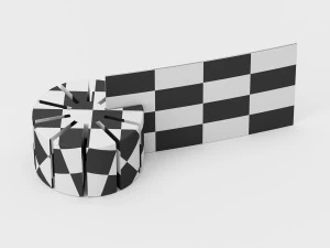 conjunto de peso de papel e porta-cart&otilde;es gallotti radice Modelo 3D