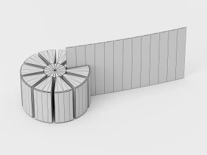 conjunto de peso de papel e porta-cart&otilde;es gallotti radice Modelo 3D