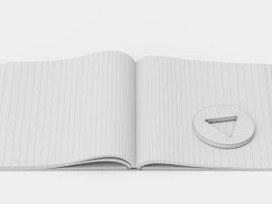 conjunto de peso de papel e porta-cart&otilde;es gallotti radice Modelo 3D