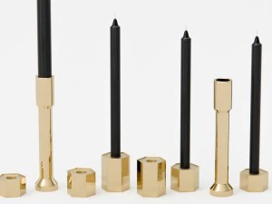gallotti radice candle holders set 3D Model