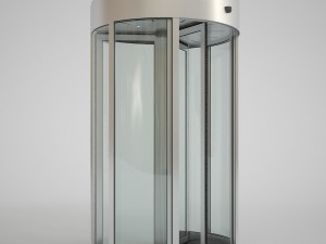 revolving door 150cm Modelo 3D