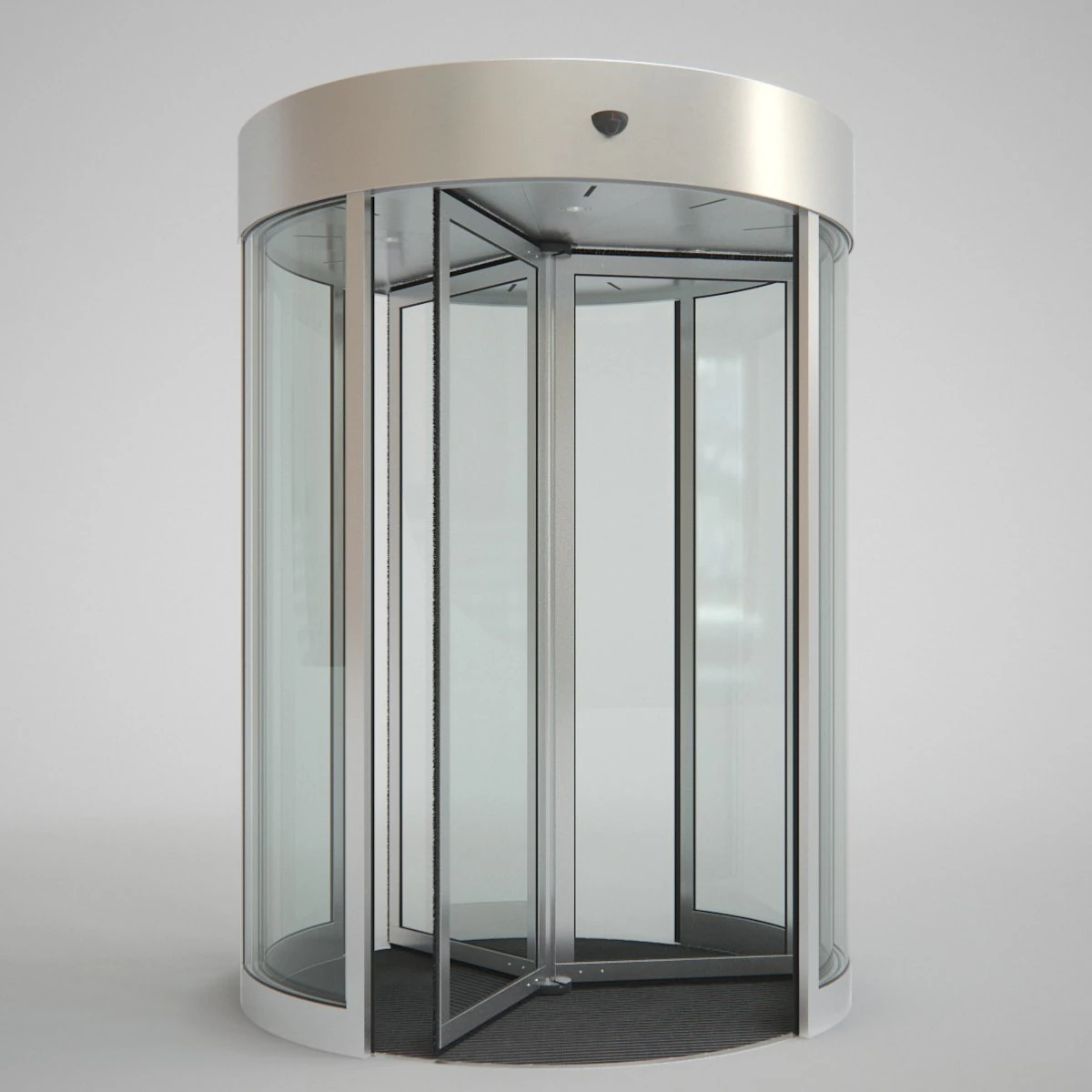 revolving door 180cm 3D Model .c4d .max .obj .3ds .fbx .stl .blend 