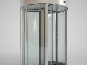 revolving door 180cm Modelo 3D
