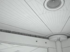 revolving door 180cm Modelo 3D