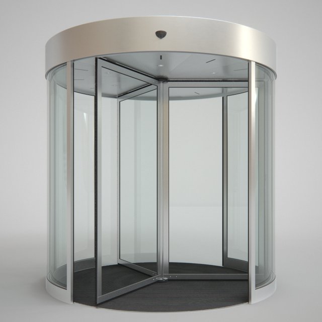 revolving door 250cm 3D Модель .c4d .max .obj .3ds .fbx .stl .blend 