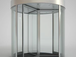 회전문 250cm 3D 모델