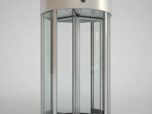 revolving door set 3D Model