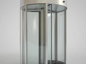 revolving door set 3D Model