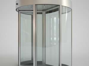 revolving door set 3D Модель