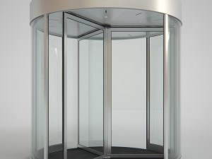 revolving door set 3D Модель