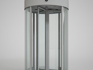 revolving door set 3D Модель