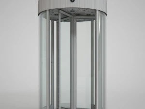 revolving door set 3D Model