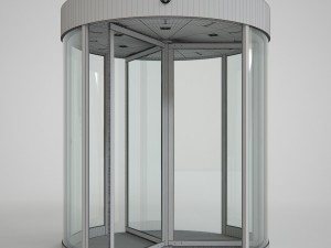 revolving door set 3D Модель