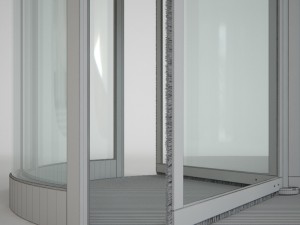 revolving door set 3D Модель