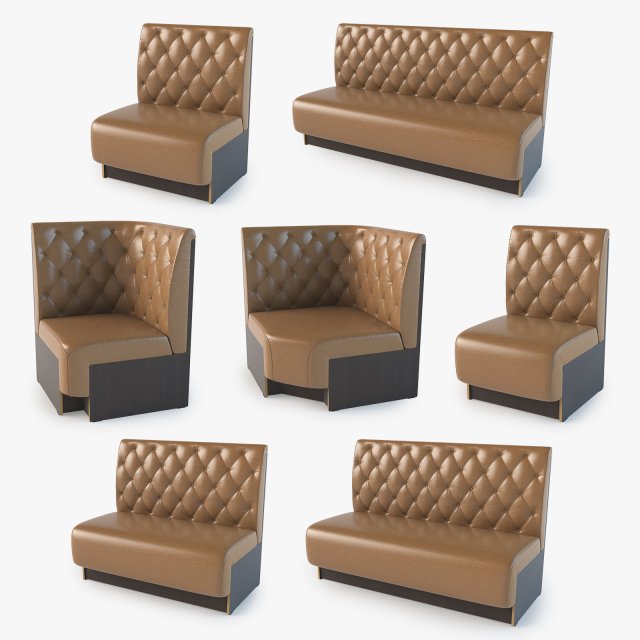 modular sofa set Modèle 3D .c4d .max .obj .3ds .fbx .stl .blend 