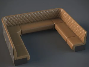 modular sofa set 3D Model
