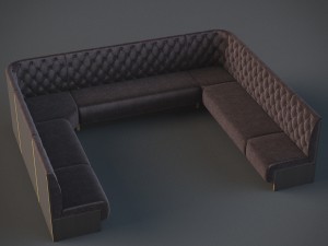 modular sofa set Modèle 3D