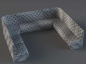 modular sofa set Modèle 3D