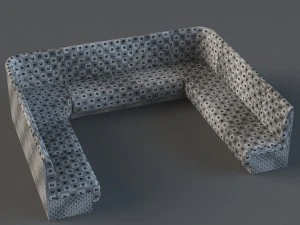 modular sofa set 3D Model