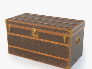 louis vuitton trunk 3D Model