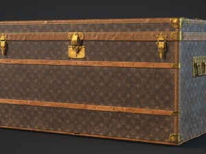 louis vuitton trunk 3D Model