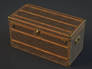 louis vuitton trunk 3D Model