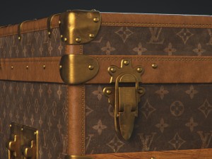 louis vuitton trunk 3D Model