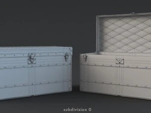 louis vuitton trunk 3D Model