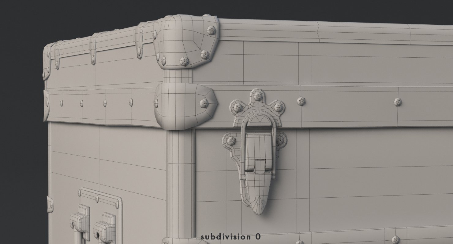 LOUIS VUITTON VS SUPREME TRUNK 3D model