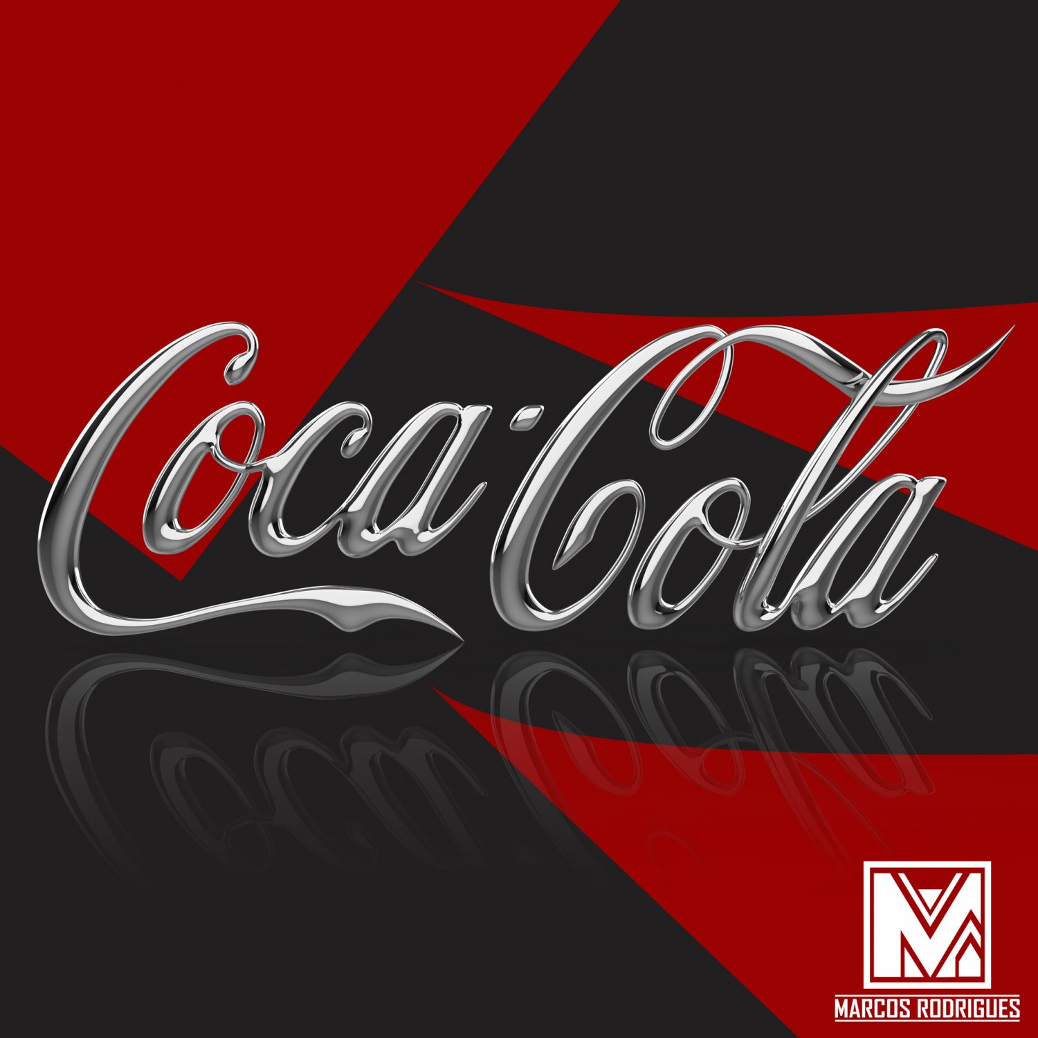 Logo 3d Coca Cola Cocacola Obj Dae 3d Model In Bomber