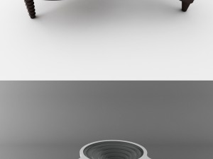 trible table model Model 3D