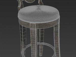 bar chair Model 3D