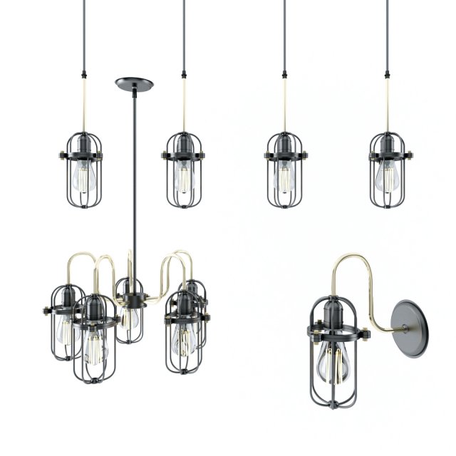 ceiling light Model 3D .c4d .max .obj .3ds .fbx .stl .blend 