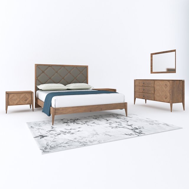 alessa bedroom Model 3D .c4d .max .obj .3ds .fbx .stl .blend 