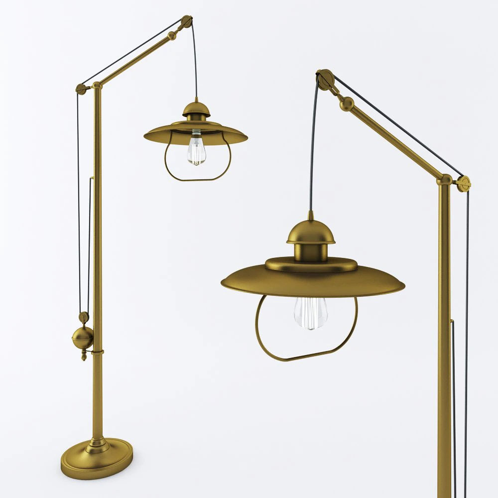 franklin lighting floor lamp 3D Model .c4d .max .obj .3ds .fbx .stl .blend 