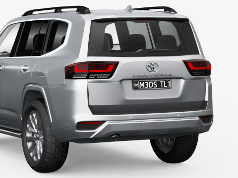 Toyota Land Cruiser 2022 3D Модель