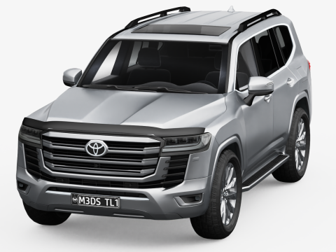 Toyota Land Cruiser 2022 3D Модель