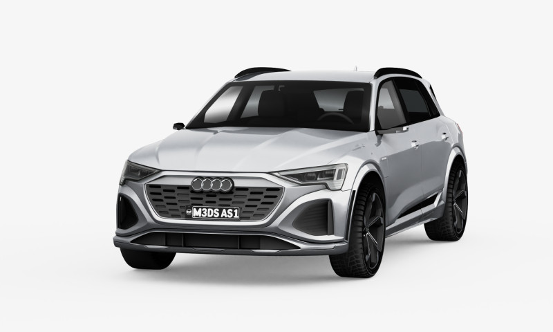 Audi SQ8 Etron 2024 3Dモデル .c4d .max .obj .3ds .fbx .stl .blend 