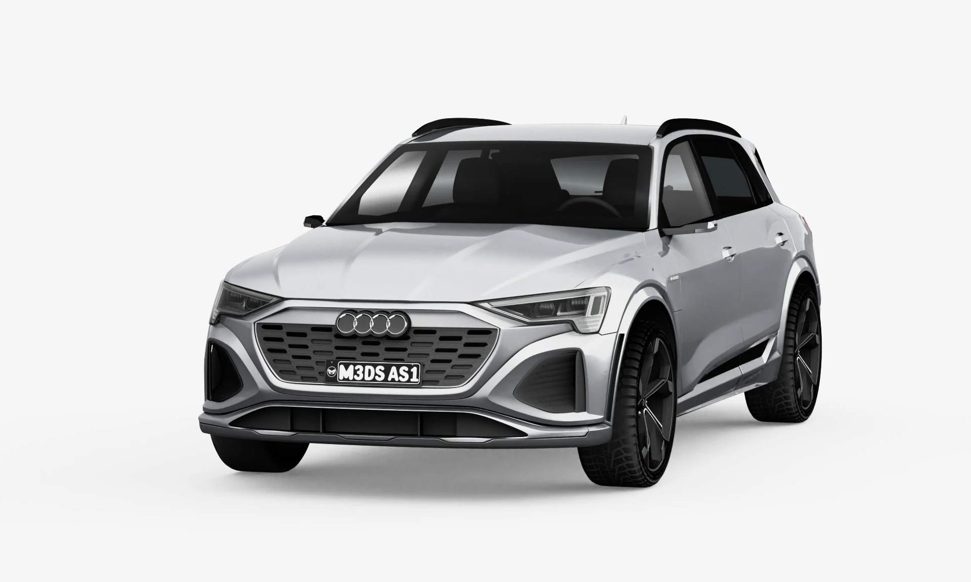 Audi SQ8 Etron 2024 3D Model .c4d .max .obj .3ds .fbx .stl .blend