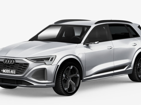 Audi SQ8 Etron 2024 3Dモデル