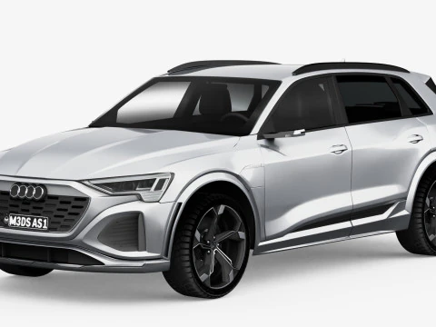 Audi SQ8 Etron 2024 3D Model