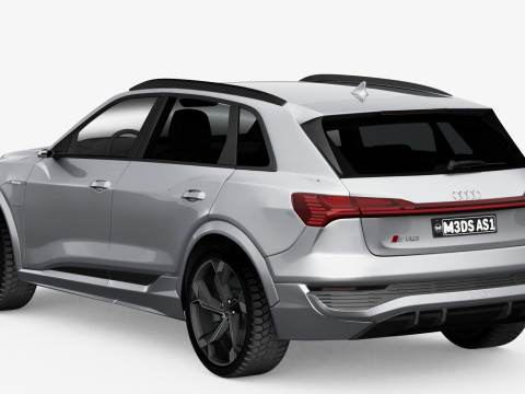 Audi SQ8 Etron 2024 3Dモデル