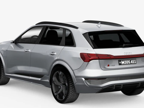 Audi SQ8 Etron 2024 3D Model