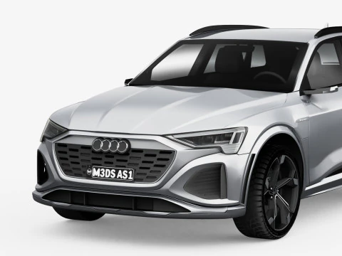 Audi SQ8 Etron 2024 3D Model