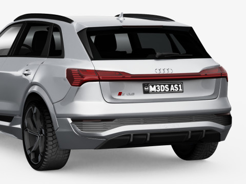Audi SQ8 Etron 2024 3Dモデル