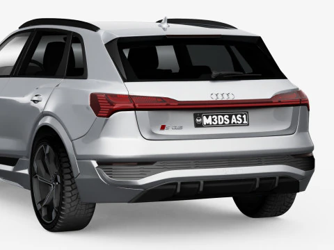 Audi SQ8 Etron 2024 3D Model