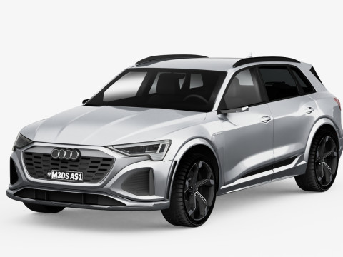 Audi SQ8 Etron 2024 3Dモデル