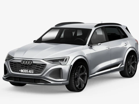 Audi SQ8 Etron 2024 3D Model